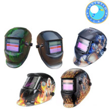 Auto darking welding helmet with air filter